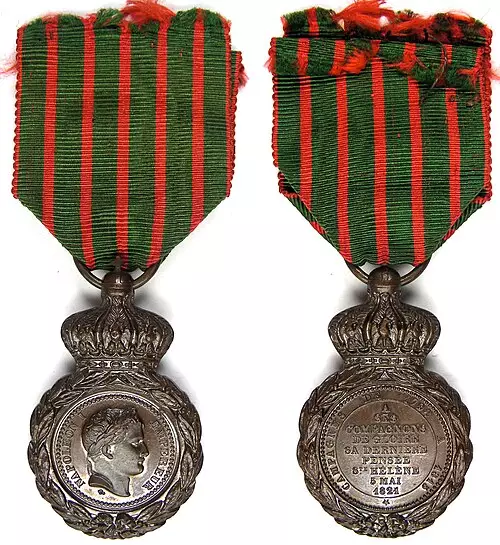 Medaille sainte helene 1857
